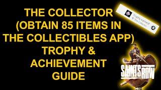 The Collector (Obtain 85 items in the Collectibles app) - Saints Row - Trophy / Achievement Guide