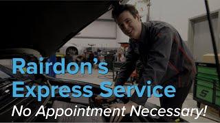 Rairdon Auto Group Service Department | Rairdon’s Express Service – No Appointment Necessary