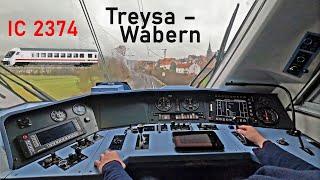 Idyllic Main-Weser Railway | IC 2374 Treysa - Wabern | Driver's cab ride | InterCity control car