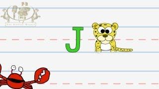 Write the letter J | Alphabet Writing lesson for children | The Singing Walrus