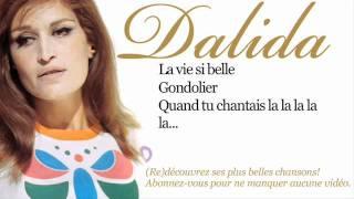 Dalida - Gondolier - Paroles (Lyrics)