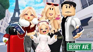 Our Family TRIP To PARIS | ISAPLAYS ROBLOX COMPILATION (Berry Avenue)