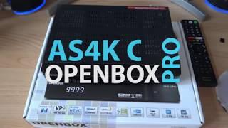 4K ресивер OPENBOX AS4K CI PRO настройка НТВ+Триколор