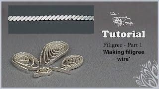 Filigree jewelry - part 1 - making filigree wire