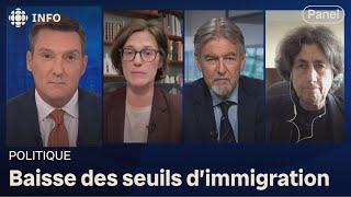 Panel politique : Justin Trudeau baisse les seuils d'immigration