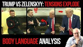 Trump and Zelenskyy Heated Oval Office Exchange: Body Language Analysis