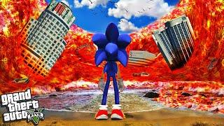 SONIC vs LAVA TSUNAMI In GTA 5 (Crazy)