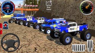 Juegos De Carros - Police Monster Truck Impossible Stunts #2 - Car Extreme Racing Android Gameplay