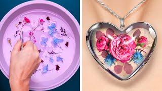 Cute And Beautiful Epoxy Resin Crafts That You Will Love || Colorful DIY Jewelry And Accessories