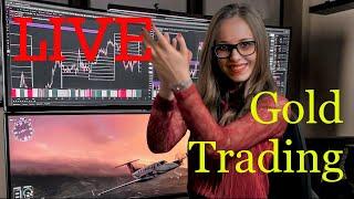 Live Gold (XAUUSD) Trading & Technical Analysis - My Gold Trading Strategy