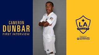 FIRST INTERVIEW: LA Galaxy sign academy product Cameron Dunbar