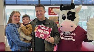 They did it! Local family visits every Stewart’s Shops