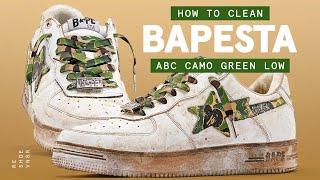 How To Clean A Bathing Ape Bapsta Green Camo