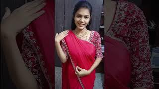 1 min saree review positive and negative points | @AbiVlogsss #abivlogs  Abi vlogs