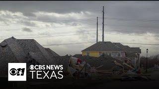 Severe weather in North Texas causes major damage and displaces hundreds