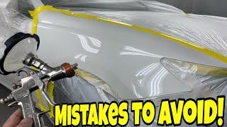 The Most Common Mistakes to Avoid when Painting a Car!