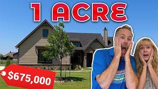 Dallas TX New Construction Home Tour on 1 Acre Lot | Van Alstyne TX | Living In Texas Realty