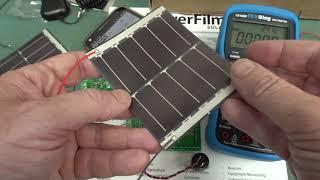 #1179 - PowerFilm Flexible Indoor Solar Cell