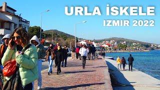 Izmir Urla Walking Tour - İskele Neighborhood, Feb 2022 | Turkey 4K 60fps