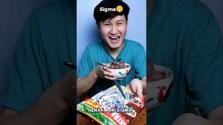 SIGMA SEREAL! #food #mukbang #makanan #sigma #asmr #cereal