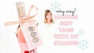 Making Gift Tags with Stamps! | 2024 Handmade Gift Tag Inspiration