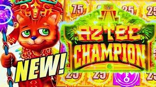 NEW SLOT! I’M SO CONFUSED!  AZTEC CHAMPION & EGYPTIAN CHAMPION Slot Machine (AGS)