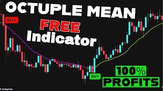 NEW Free PROFITABLE Octuple Mean Indicator On TradingView That's Work Perfectly!