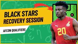 BLACK STARS RECOVERY SESSION & AFCON QUALIFYING CHANCES AFTER ANGOLA WIN