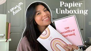 STATIONERY HAUL │unboxing Papier wellness journal + daily planner