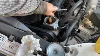 Replacing the power steering filter and fluid W126 W124 W123 R107   SD 480p