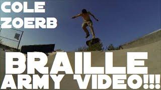 #BRAILLEARMY VIDEO | Casper Flips On Everything!? | Cole Zoerb