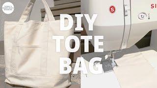 diy tote bag, sewing tutorials for beginners youtube, How to sew a tote bag with lining(2023)