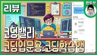 [리뷰] 코딩입문 코딩학습앱 코딩밸리후기 - 코딩 공부를 쇼츠처럼!