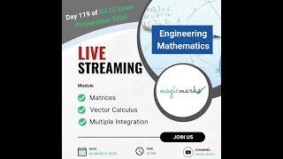 Day 119 of GATE Exam Preparation 2025 | Engineering Mathematics