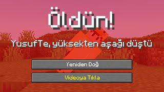 Minecraft'ta Alınabilecek Tüm ÖLÜM MESAJLARINI Kazandım...