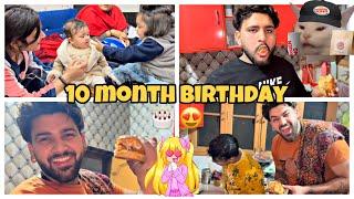 GUDDIYA k 10 BIRTHDAY  pr || GHAR ME BNAE BURGER  AUR Kri party  @armaanthakurvlogs2567