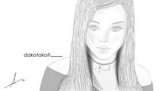 DAKOTAKOTI - Speed Painting #1 (Pencil Style)