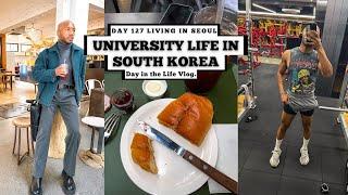 University Life in Korea Vlog.  Dongguk University, Study Korean with Me, K-Beauty in Seongsu