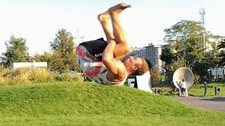 ALL 7 DOUBLE FRONTFLIP LANDED ON GRASS 