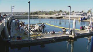 Port of San Diego to remove abandoned boat at Shelter Island, closing launch for a day