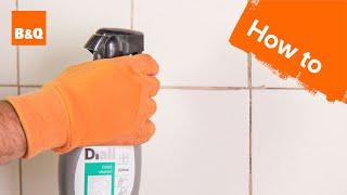 How to clean grout