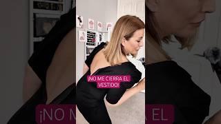 No me cierra el vestido