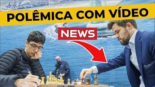 POLÊMICA partida de MAGNUS CARLSEN com REAÇÃO hoje