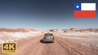 drive to the VALLE DE LA LUNA - CHILE [4K]