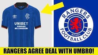  RANGERS AGREE DEAL WITH UMBRO! - DONE DEAL!