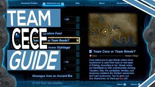 Team Cece or Team Reede Guide For Legend Of Zelda Tears Of The Kingdom