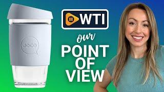 JOCO 16oz Glass Reusable Coffee Cups | Our Point Of View