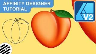 Affinity Designer Tutorial: How to Draw a Peach