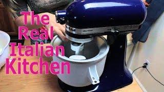 Vanilla Ice Cream w/Kitchen Aid Attachment - Real Italian Kitchen