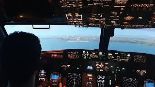 Landing a Boeing 737